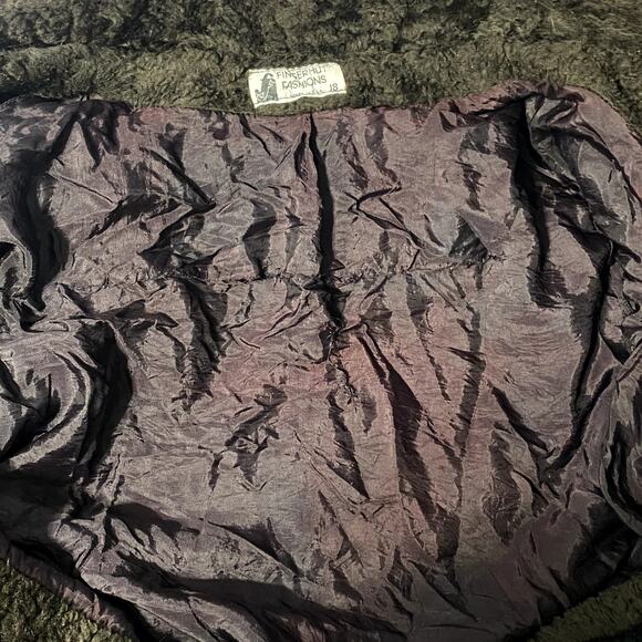 Fingerhut Fashions Faux Fur Mob Wife Witchy Whimsigoth Luxury Black Trench Coat - Picture 16 of 16